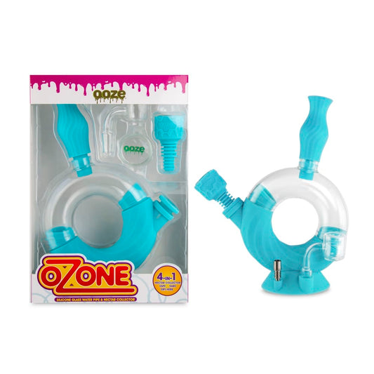 Ooze Ozone Silicone Bong and Dab Straw