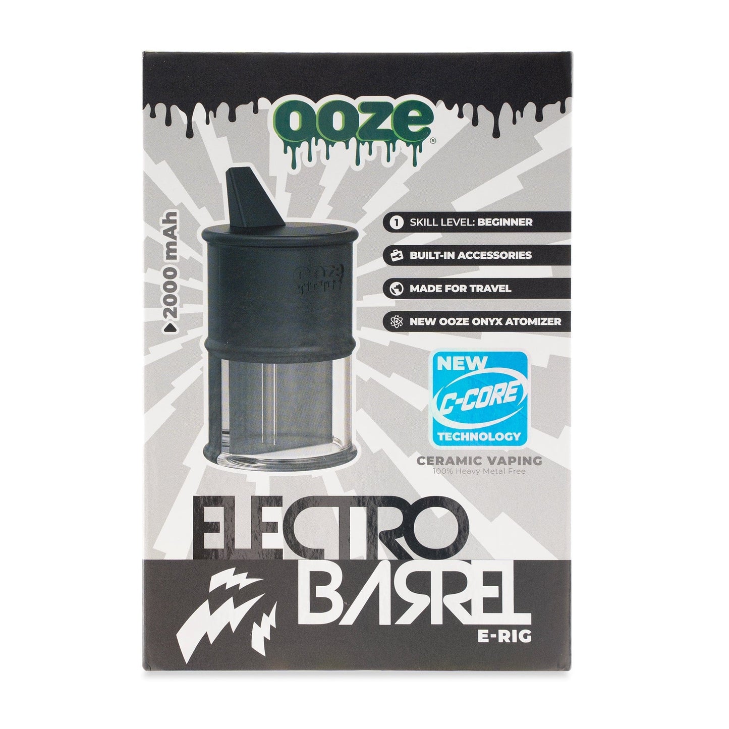 Ooze Electro Barrel E-Rig  C-Core 2000 mAh