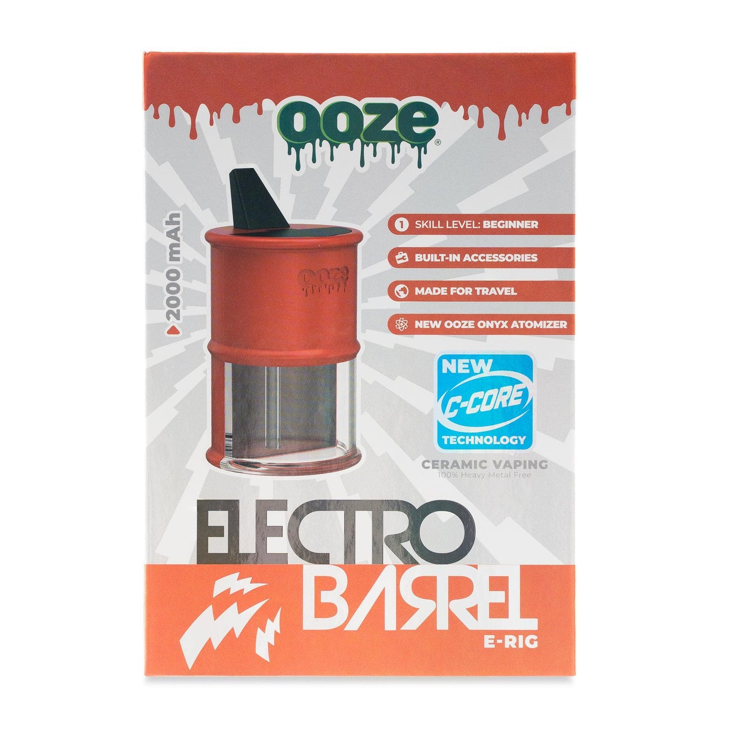 Ooze Electro Barrel E-Rig  C-Core 2000 mAh
