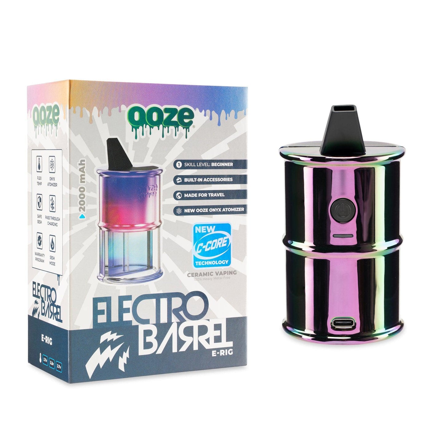 Ooze Electro Barrel E-Rig  C-Core 2000 mAh