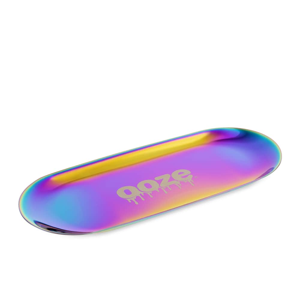 Ooze Aura Rainbow Metal Rolling Tray
