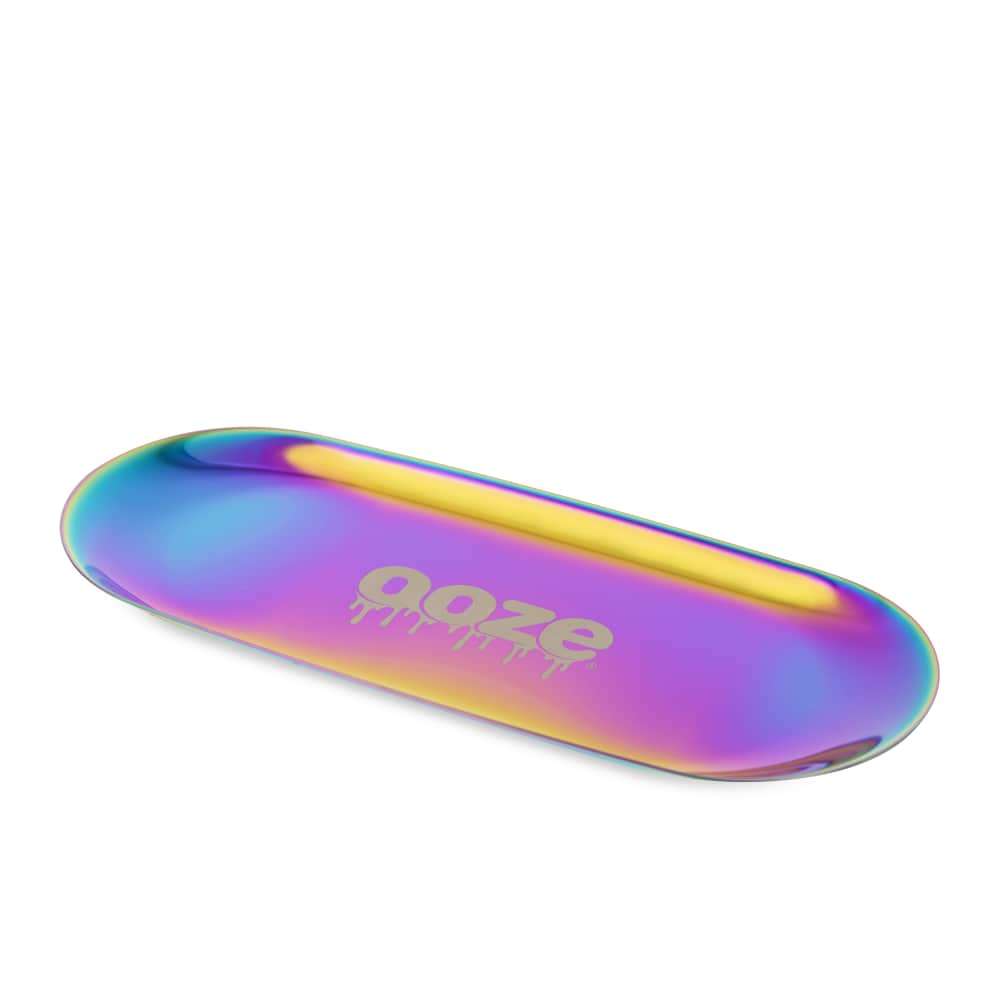 Ooze Aura Rainbow Metal Rolling Tray