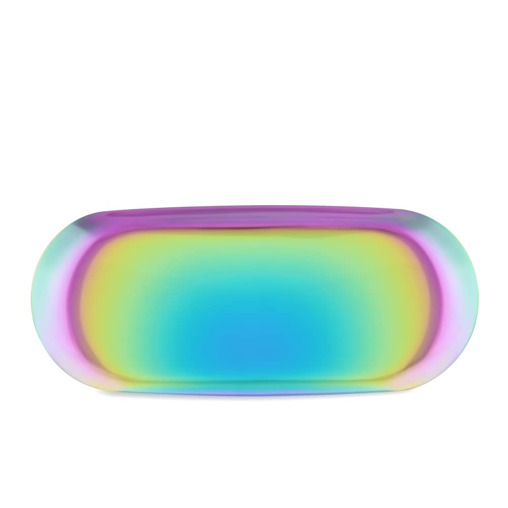 Ooze Aura Rainbow Metal Rolling Tray