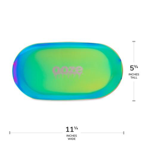 Ooze Aura Rainbow Metal Rolling Tray