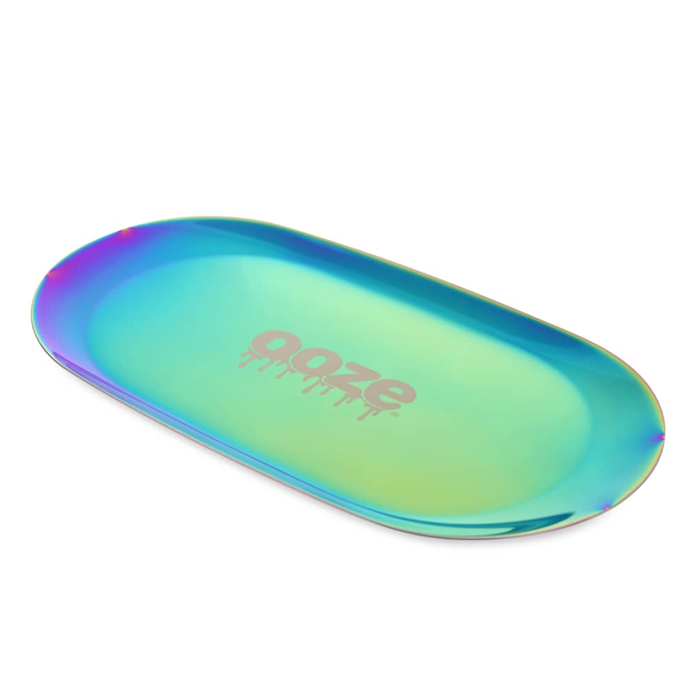 Ooze Aura Rainbow Metal Rolling Tray
