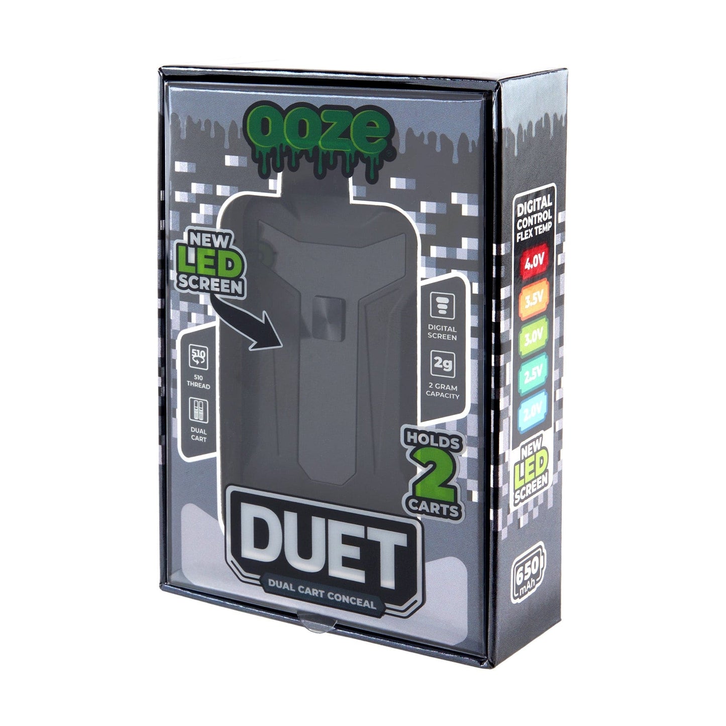 Duet 650 mAh 510 Dual Conceal Cart Battery