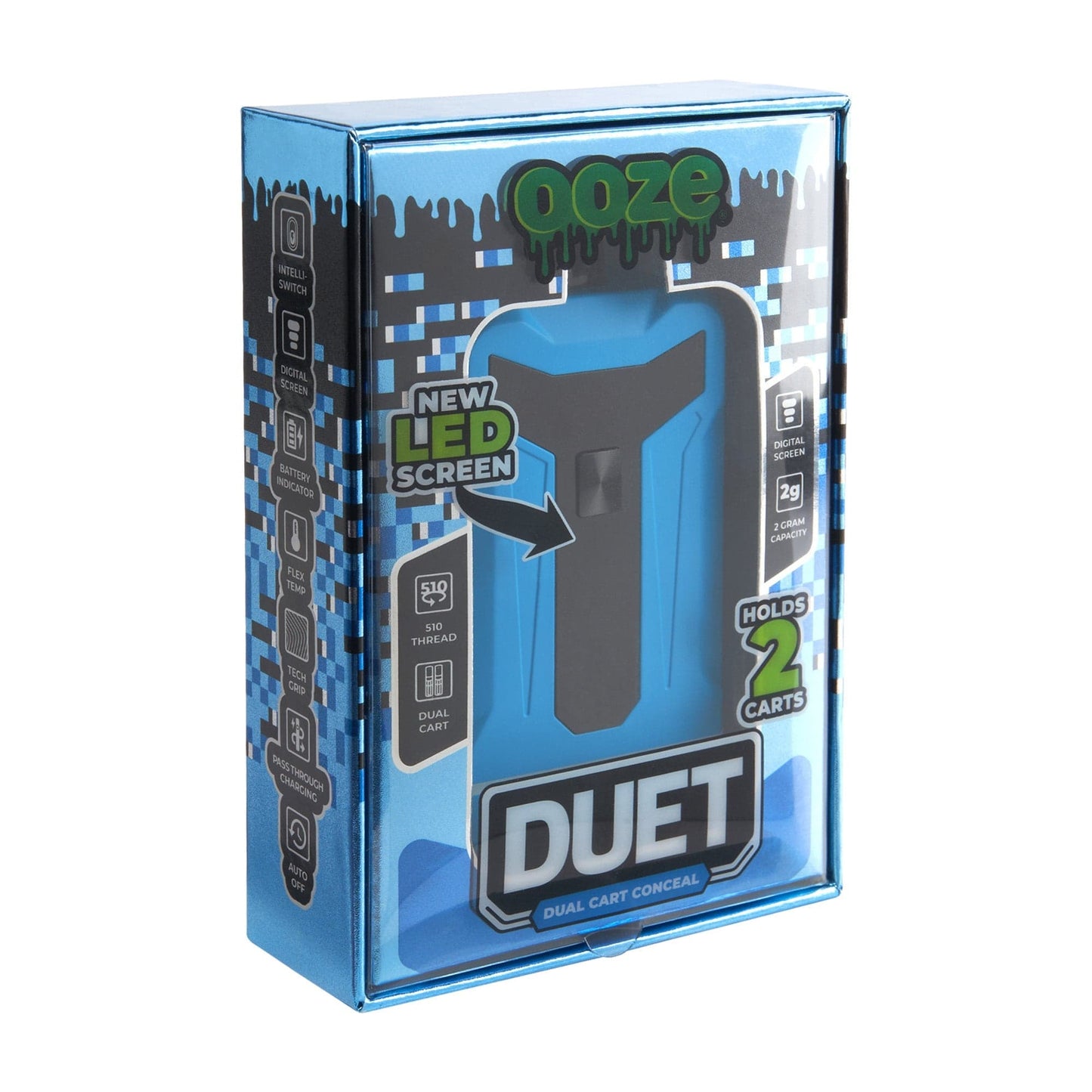 Duet 650 mAh 510 Dual Conceal Cart Battery