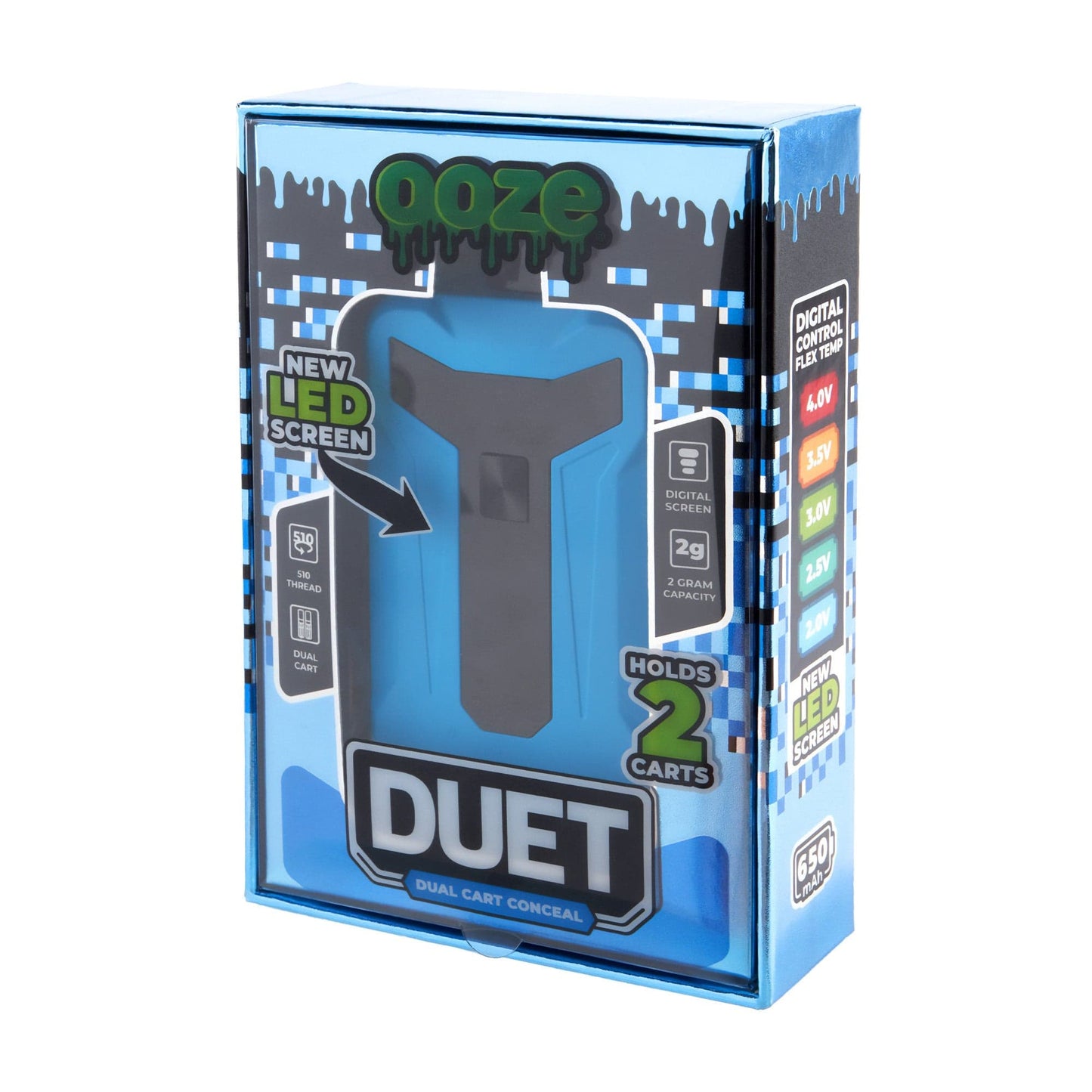 Duet 650 mAh 510 Dual Conceal Cart Battery