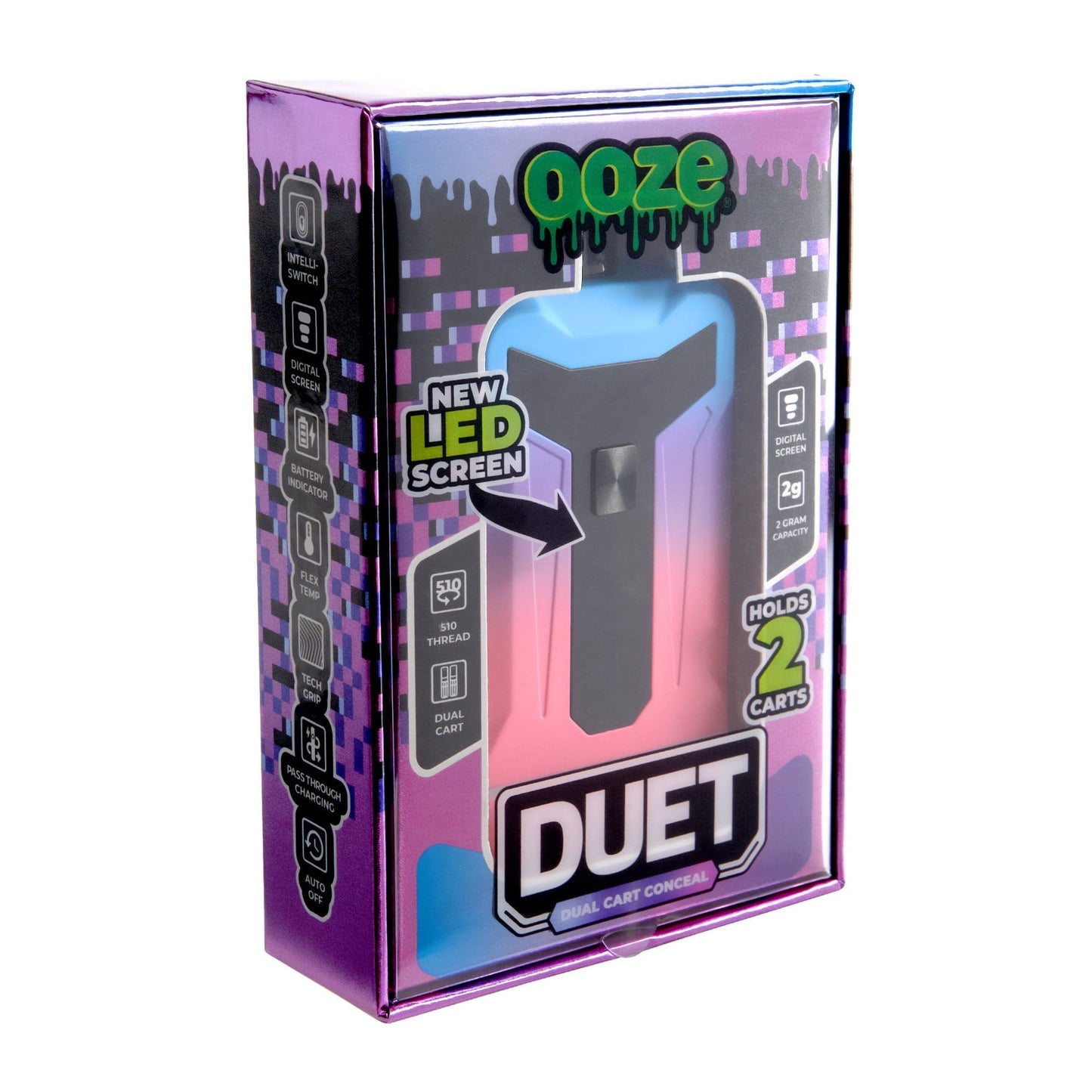 Duet 650 mAh 510 Dual Conceal Cart Battery