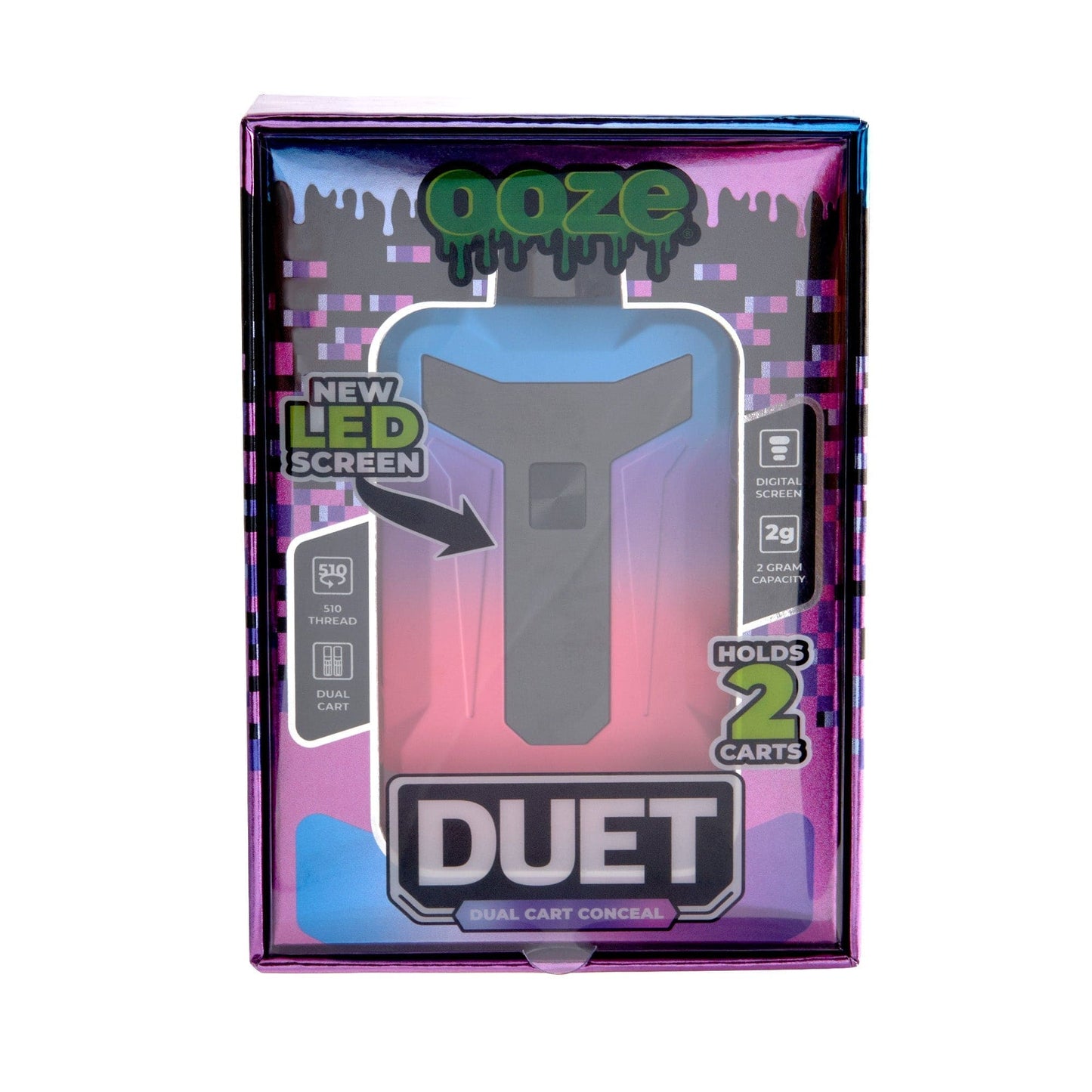 Duet 650 mAh 510 Dual Conceal Cart Battery