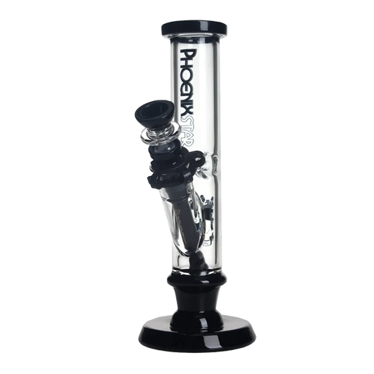 Green Flower Phoenix Star New Straight Tube Bong 10 Inches