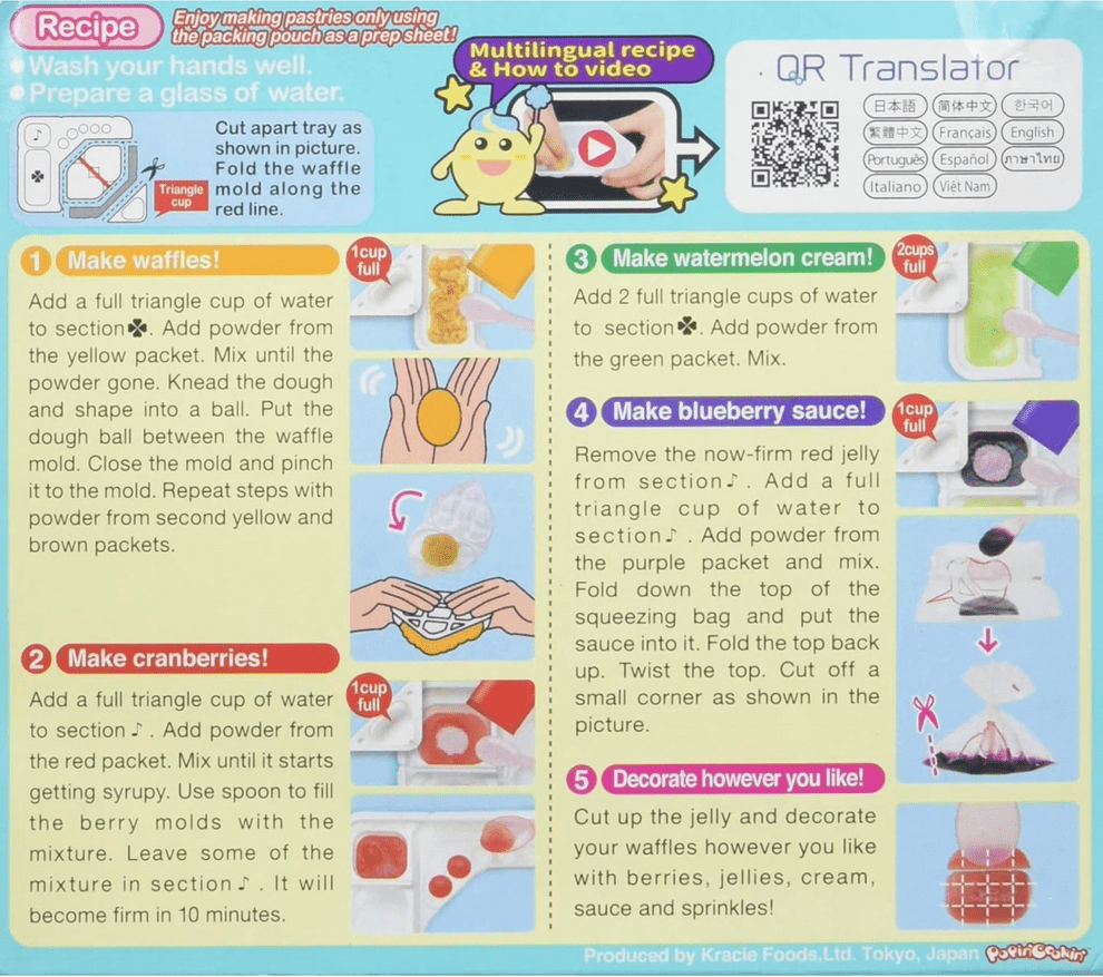 DIY Candy Making Kit - Tanoshii Waffle
