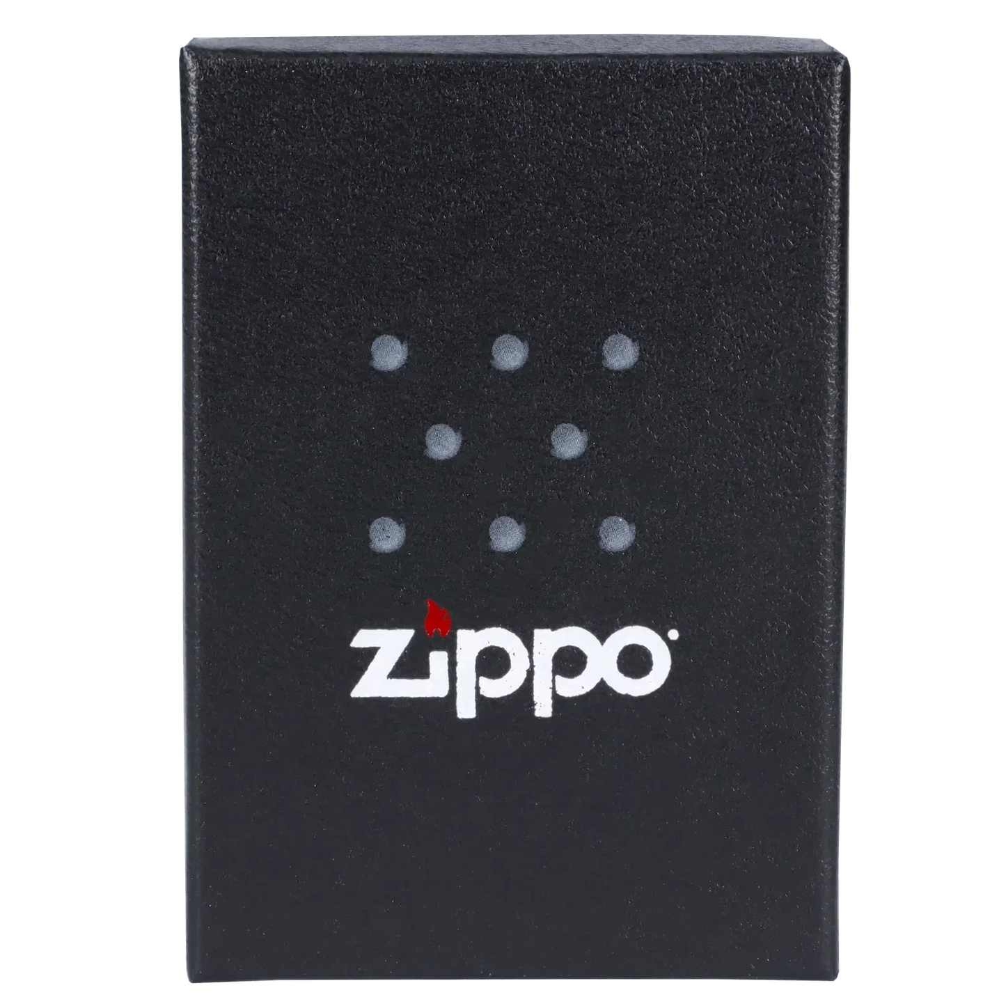 Queen of Bud Black Obsidian Vertical Flame Zippo