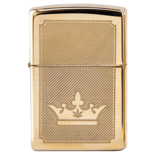 Queen of Bud Golden Lines of Triumph Zippo