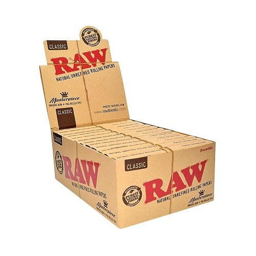 Raw "Masterpiece" Papers + Prerolled Tips