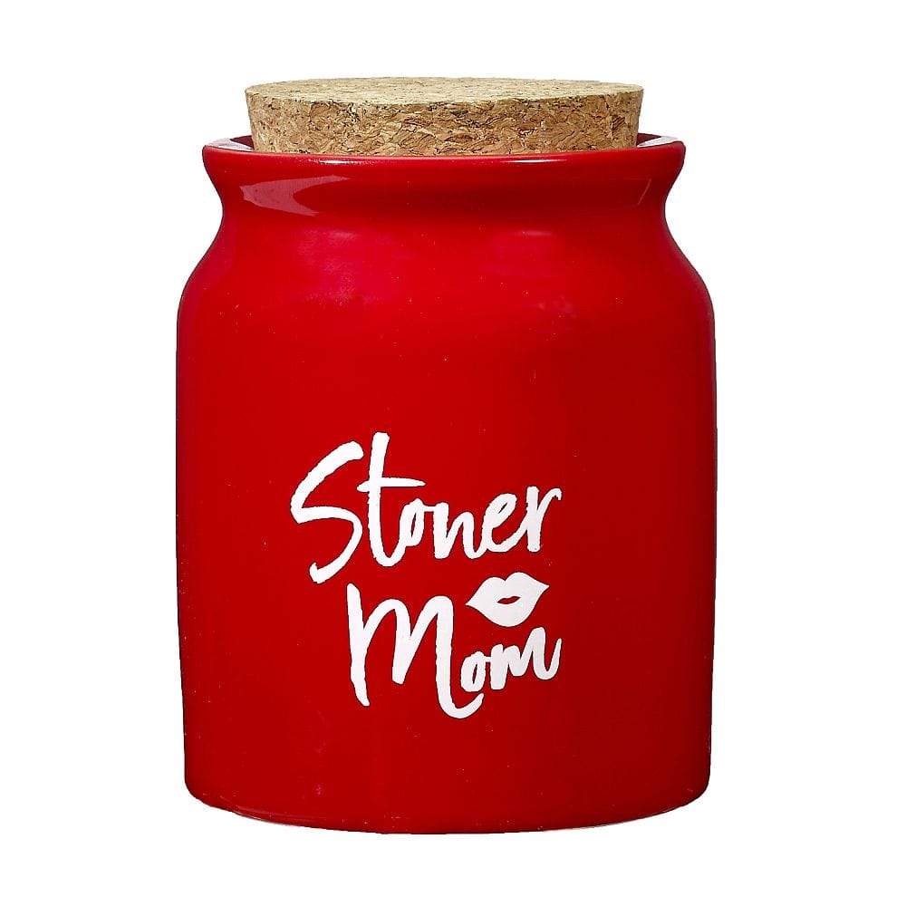 Stoner Mom Ashtray and Stash Jar set