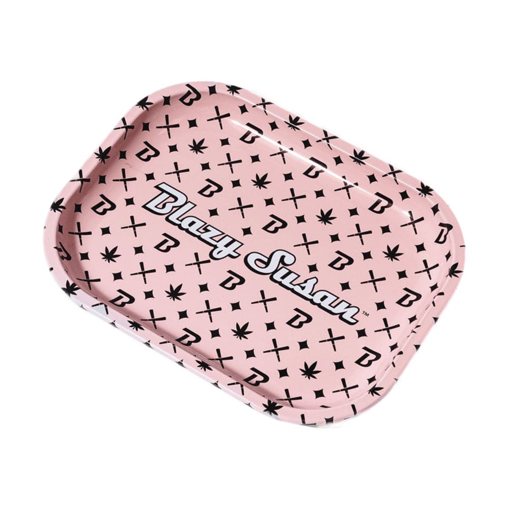 Blazy Susan Metal Rolling Tray