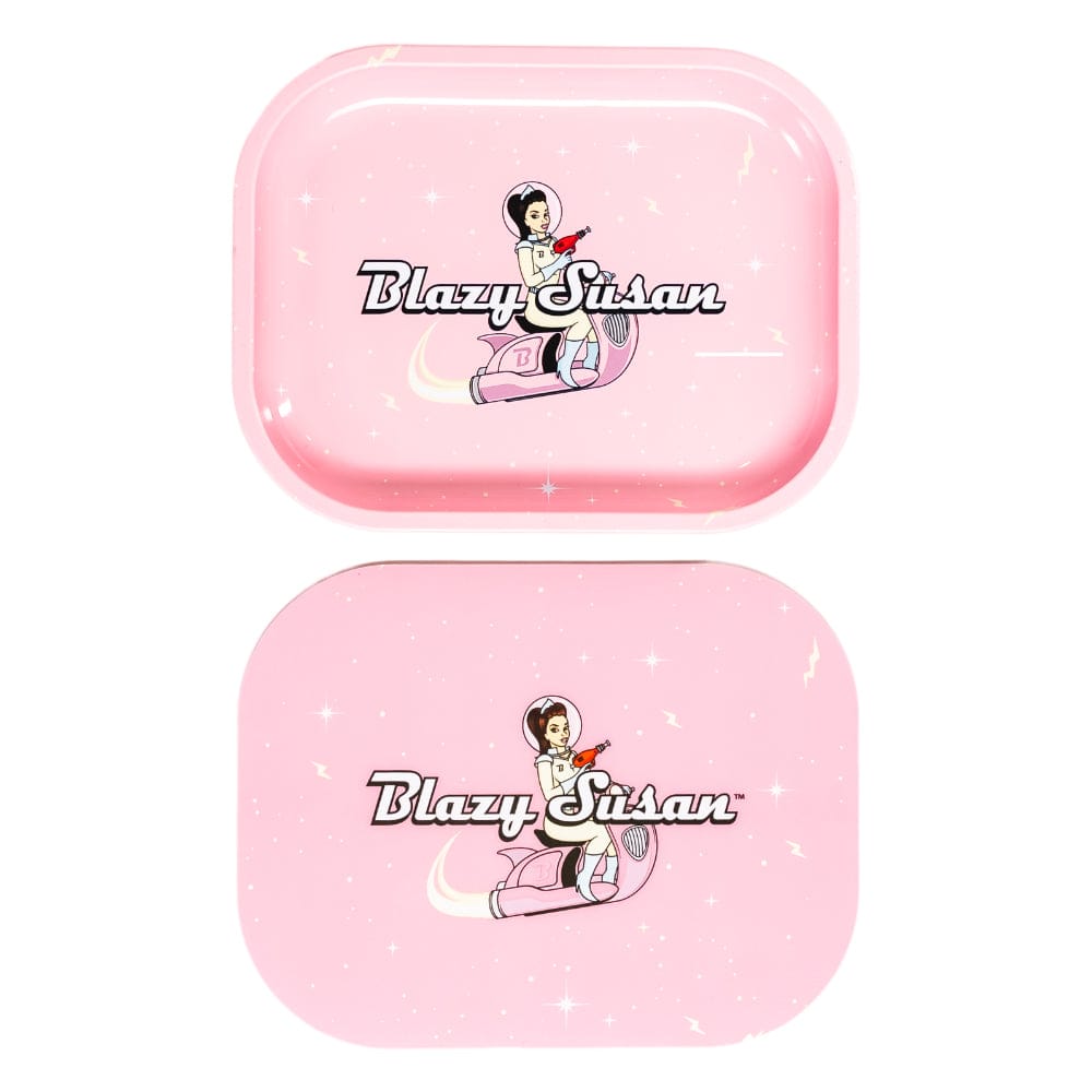 Blazy Susan Metal Rolling Tray