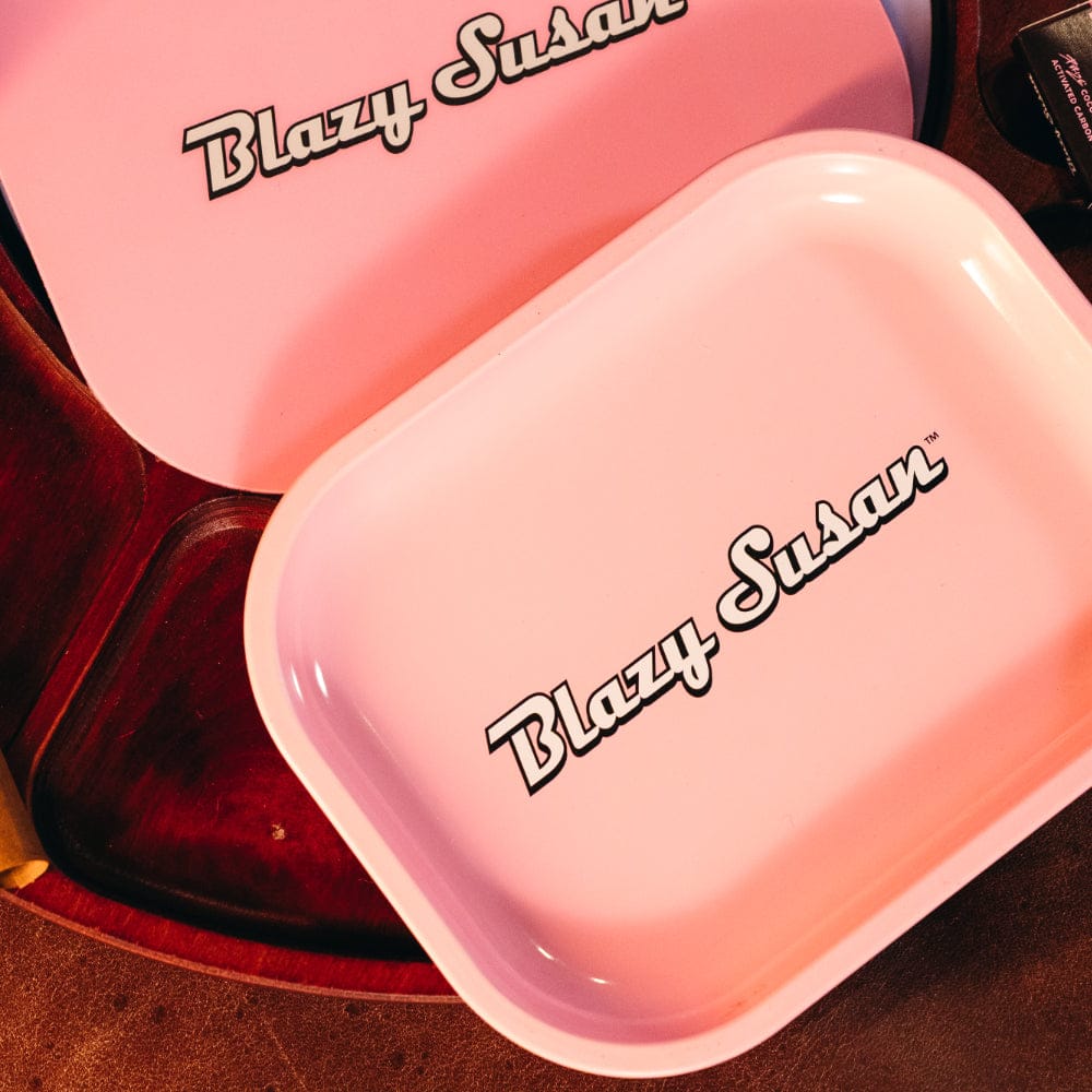 Blazy Susan Metal Rolling Tray