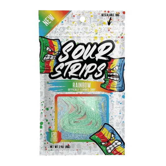 Sour Strips - Rainbow Candy Strips