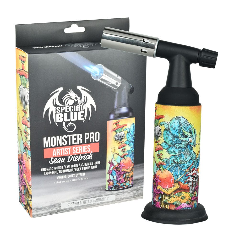 Special Blue Sean Dietrich 8" Monster Pro Torch Lighter