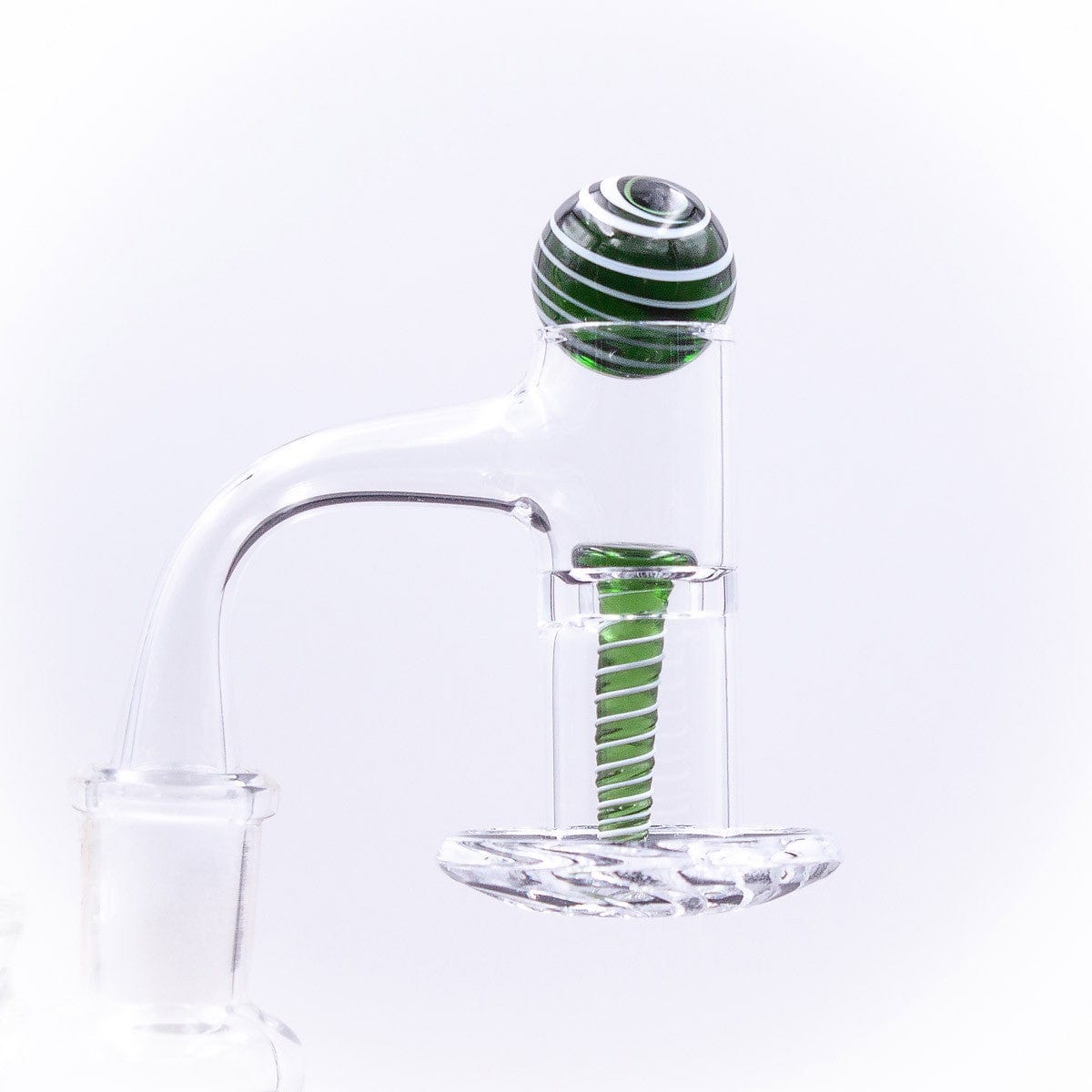 Glass Terp Screw and Marble Slurper Cap Set
