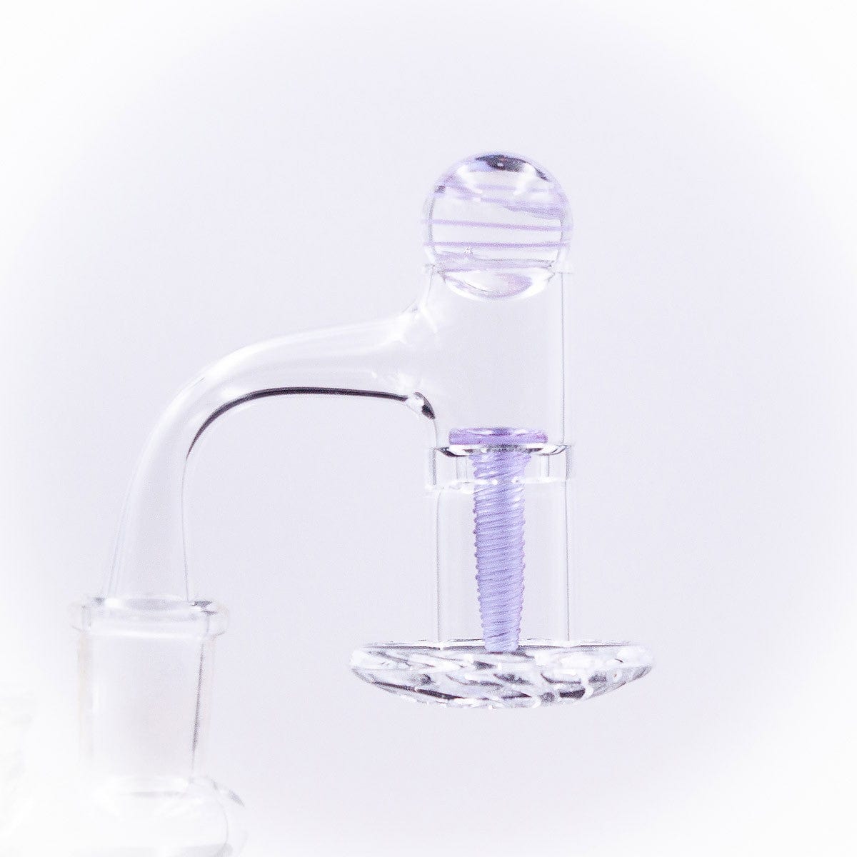 Glass Terp Screw and Marble Slurper Cap Set