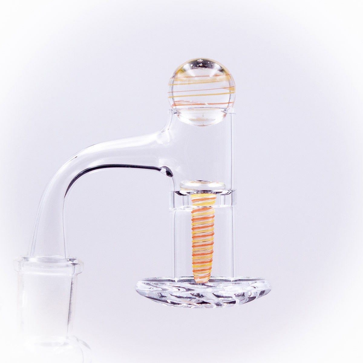Glass Terp Screw and Marble Slurper Cap Set