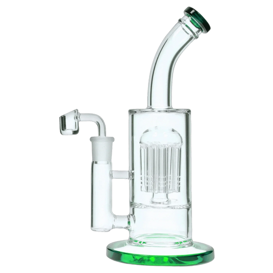 DHC Bent Neck with Tree Perc Dab Rig - 9 in.