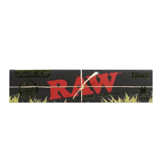 Raw Black Organic Hemp King Size Slim Papers