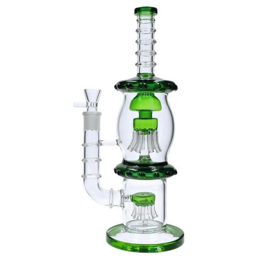 DHC Straight Tube with Dual Octopus Perc - 13.5 in.