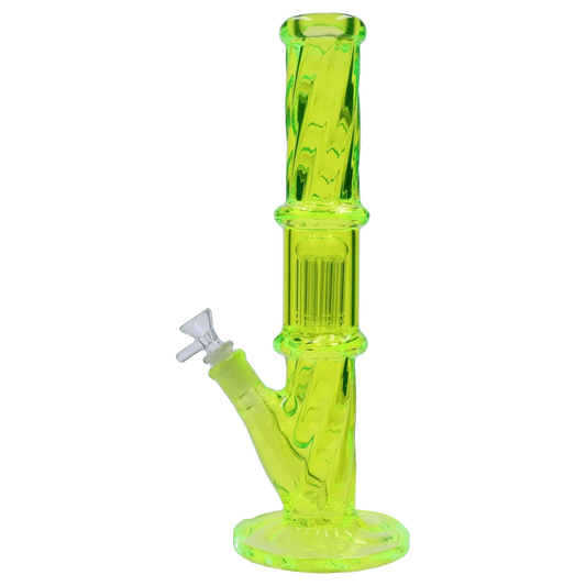 Smoke Cartel Twisted Straight Tube with Tree Perc