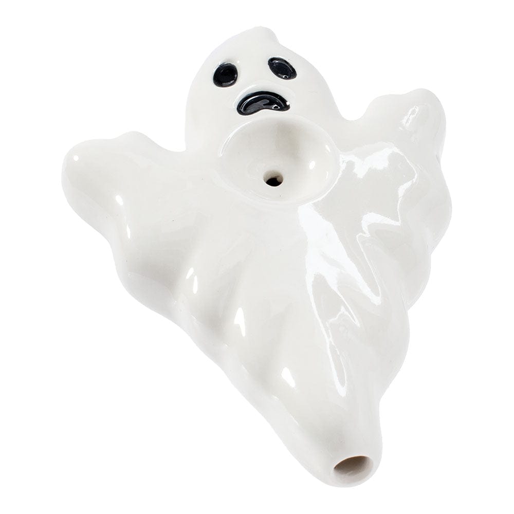 Wacky Bowlz Ghost Ceramic Hand Pipe