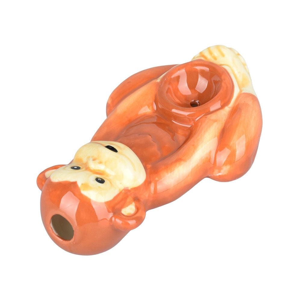 Wacky Bowlz Monkey Ceramic Hand Pipe